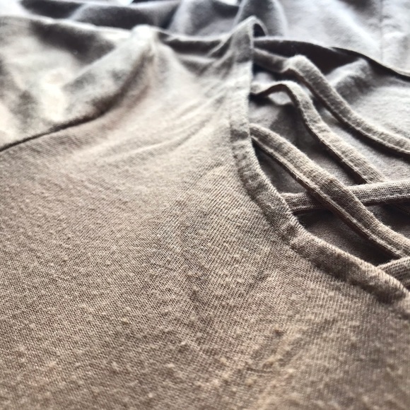 SOLD - Rust lounge dress with pockets - Picture 2 of 4